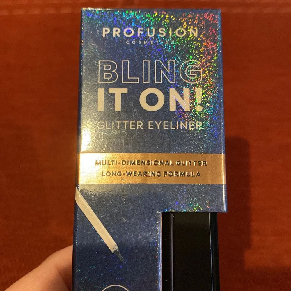 🆕PROFUSION: BLING IT ON Glitter Eye Liner- Wise Sapphire FULL SIZE